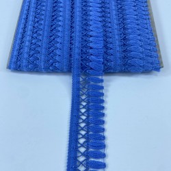 Mavi Çapraz Desenli Yüksek Kalite Saçak Şerit Püskül-PUSKUL-1042 Mavi Çapraz Desenli Yüksek Kalite Saçak Şerit Püskül-PUSKUL-1042