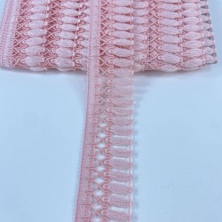 Pembe Çapraz Desenli Yüksek Kalite Saçak Şerit Püskül-PUSKUL-1048 Pembe Çapraz Desenli Yüksek Kalite Saçak Şerit Püskül-PUSKUL-1048