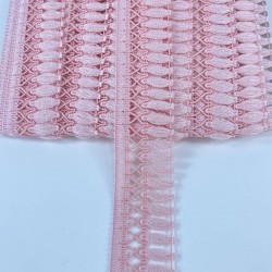 Pembe Çapraz Desenli Yüksek Kalite Saçak Şerit Püskül-PUSKUL-1048 Pembe Çapraz Desenli Yüksek Kalite Saçak Şerit Püskül-PUSKUL-1048