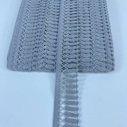 Gri Çapraz Desenli Yüksek Kalite Saçak Şerit Püskül-PUSKUL-1049 Gri Çapraz Desenli Yüksek Kalite Saçak Şerit Püskül-PUSKUL-1049