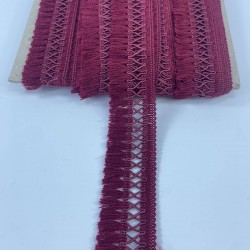 Bordo Çapraz Desenli Yüksek Kalite Saçak Şerit Püskül-PUSKUL-1051 Bordo Çapraz Desenli Yüksek Kalite Saçak Şerit Püskül-PUSKUL-1051