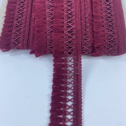 Bordo Çapraz Desenli Yüksek Kalite Saçak Şerit Püskül-PUSKUL-1051 Bordo Çapraz Desenli Yüksek Kalite Saçak Şerit Püskül-PUSKUL-1051