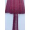 Bordo Çapraz Desenli Yüksek Kalite Saçak Şerit Püskül-PUSKUL-1051