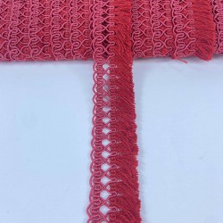 Kırmızı Çapraz Desenli Yüksek Kalite Saçak Şerit Püskül-PUSKUL-1053 Kırmızı Çapraz Desenli Yüksek Kalite Saçak Şerit Püskül-PUSKUL-1053