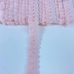 Pembe Su Yolu Desenli İnce Saçak Şerit Püskül-PUSKUL-1055 Pembe Su Yolu Desenli İnce Saçak Şerit Püskül-PUSKUL-1055