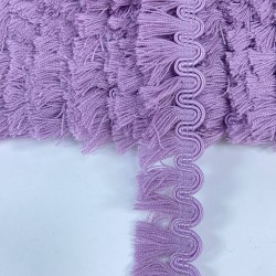 Lila Su Yolu Desenli İnce Saçak Şerit Püskül-PUSKUL-1061 Lila Su Yolu Desenli İnce Saçak Şerit Püskül-PUSKUL-1061