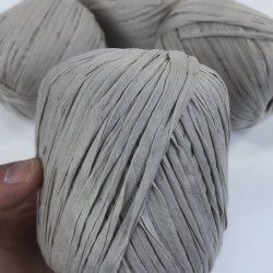 Bej Yumuşak Rafya İp Yıkanmış Rafya 50 Gr 1 Top-RAF-1002