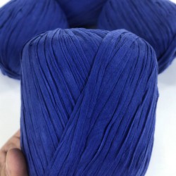 Saks Mavi Yumuşak Rafya İp Yıkanmış Rafya 50 Gr 1 Top-RAF-1004