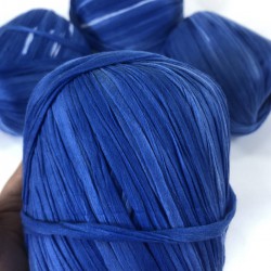 Koyu Açık Mavi Karışık Renkli Yumuşak Rafya İp 50 Gram 1 Top-RAF-1018 Koyu Açık Mavi Karışık Renkli Yumuşak Rafya İp 50 Gram 1 Top-RAF-1018
