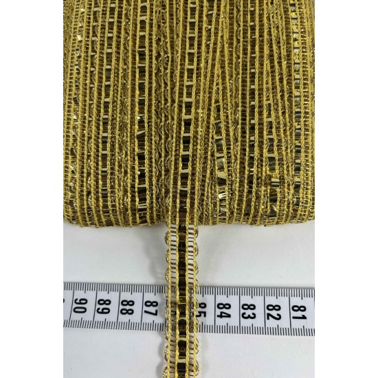 Gold Reflecta Hologramlı Dekoratif Şerit &ndash; Simli Parlak S&uuml;sleme Şeridi 1 Metre-REFLECTA-7