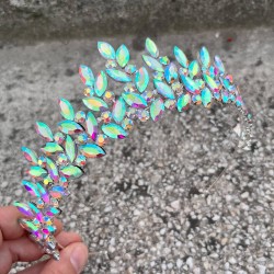 Regina Janjanlı Gelin Kına Tacı Özel Gün Aksesuar Kadın Taç Saç Aksesuarı-REGINA-1 Regina Janjanlı Gelin Kına Tacı Özel Gün Aksesuar Kadın Taç Saç Aksesuarı-REGINA-1