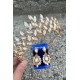 Regina Gold Gelin Kına Tacı Özel Gün Aksesuar Kadın Taç Ve Geniş Mekik Küpe Takımı-REGINA-24 Regina Gold Gelin Kına Tacı Özel Gün Aksesuar Kadın Taç Ve Geniş Mekik Küpe Takımı-REGINA-24