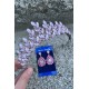 Regina Pembe Gelin Kına Tacı Özel Gün Aksesuar Kadın Taç Ve Damla Mekik Küpe Takımı-REGINA-36 Regina Pembe Gelin Kına Tacı Özel Gün Aksesuar Kadın Taç Ve Damla Mekik Küpe Takımı-REGINA-36