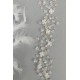 Çiçek Motifli Kristalli Saç Aksesuarı-SAK-1060