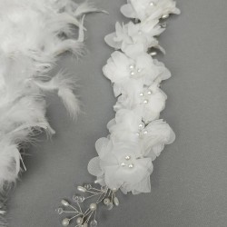 Kristal Boncuklu Saç Aksesuarı-SAK-1062