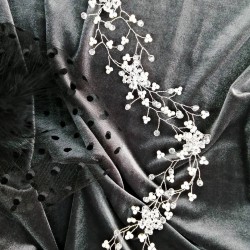 Papatya Çift Tel Model Saç ve Türban Aksesuarı-SAK-1064