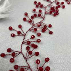 Bordo Sia Model Saç Aksesuarı-SAK-18