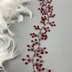 Bordo Sia Model Saç Aksesuarı-SAK-18