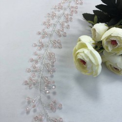 Pudra Kritalli Saç Ve Türban Aksesuarı-SAK-2