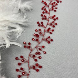 Kırmızı Sia Model Saç Aksesuarı-SAK-20