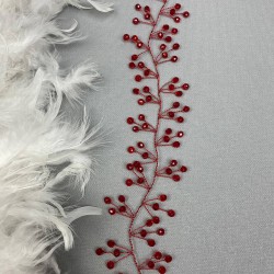 Kırmızı Sia Model Saç Aksesuarı-SAK-20