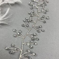 Gümüş Rengi Sia Model Saç Aksesuarı-SAK-22