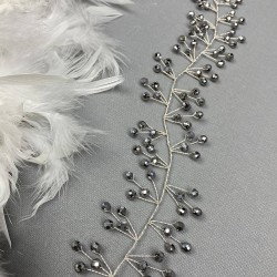 Gümüş Renk Sia Model Saç Aksesuarı-SAK-24