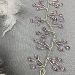 Lila Sia Model Saç Aksesuarı-SAK-25