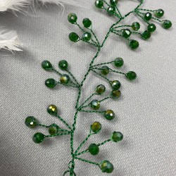 Yeşil Sia Model Saç Aksesuarı-SAK-29