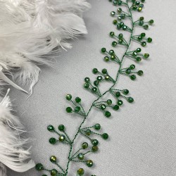 Yeşil Sia Model Saç Aksesuarı-SAK-29