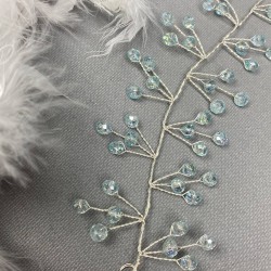 Su Yeşili Sia Model Saç Aksesuarı-SAK-30