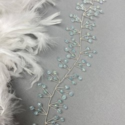 Su Yeşili Sia Model Saç Aksesuarı-SAK-30