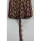 Bordo Gold Seraphine L&uuml;ks Dekoratif Kenar S&uuml;s&uuml; Şerit &ndash; El İşi S&uuml;sleme 1 Metre-SERAPHINE-107