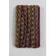 Bordo Gold Seraphine L&uuml;ks Dekoratif Kenar S&uuml;s&uuml; Şerit &ndash; El İşi S&uuml;sleme 1 Metre-SERAPHINE-107