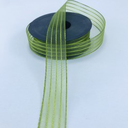 Zeytin Yeşili Şifon Kurdele-SFK-1007