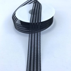 Siyah Şifon Kurdele-SFK-1008