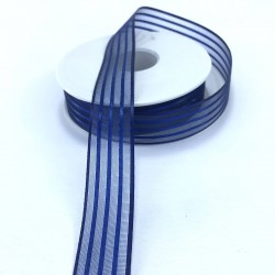 Lacivert Şifon Kurdele-SFK-1011 Lacivert Şifon Kurdele-SFK-1011