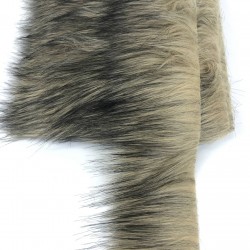 Geniş Kapiçino Suni Kürk Yapay Peluş Şerit En 5 Cm-SKRK10-1000
