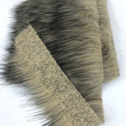 Geniş Kapiçino Suni Kürk Yapay Peluş Şerit En 5 Cm-SKRK10-1000