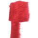 Geniş Kırmızı Suni Kürk Yapay Peluş Şerit En 5 Cm-SKRK10-1005