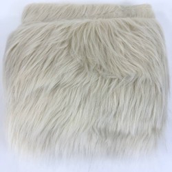 Suni Kürk Yapay Peluş Şerit Krem Geniş-SKRK12-1000