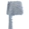Gri Suni Kürk Yapay Peluş Şerit En 4 Cm-SKRK4-1002