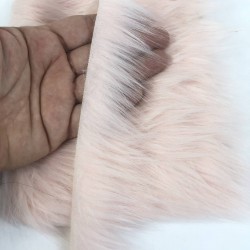 Pudra Suni Kürk Yapay Peluş Şerit İnce-SKRK4-1005