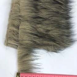 Kapiçino Suni Kürk Yapay Peluş Şerit En 4 Cm-SKRK4-1007