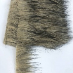 Kapiçino Suni Kürk Yapay Peluş Şerit En 4 Cm-SKRK4-1007