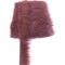 Bordo Suni Kürk Yapay Peluş Şerit İnce-SKRK4-1010