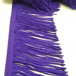 Mor Saçak Şerit Püskül 8 cm 1 mt-SP-1032 Mor Saçak Şerit Püskül 8 cm 1 mt-SP-1032