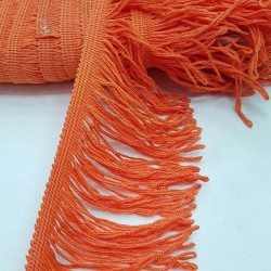 Turuncu Saçak Şerit Püskül 10 cm 1 mt-SP-1033