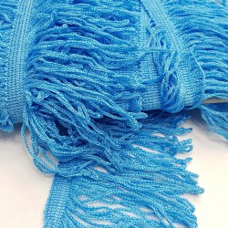 Mavi Saçak Şerit Püskül 10 cm 1 mt-SP-1035 Mavi Saçak Şerit Püskül 10 cm 1 mt-SP-1035