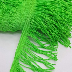 Yeşil Saçak Şerit Püskül 10 cm 1 mt-SP-1043 Yeşil Saçak Şerit Püskül 10 cm 1 mt-SP-1043